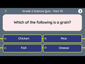 Grade 2 Science Quiz – Part 10/10 | A Friendly Quiz with 10 Questions to Encourage Science Learning