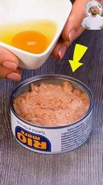 Mix egg with tuna amazing recipe #cooking #food #recipe