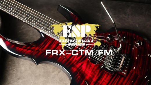 ESP ORIGINAL FRX-CTM/FM 火焰枫木贴面木头 被动拾音器电吉他
