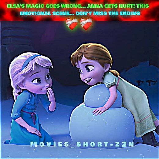 "ELSA ACCIDENTALLY HURTS ANNA… EMOTIONAL MOMENT 💔❄️" | Frozen Movie Edit #shorts