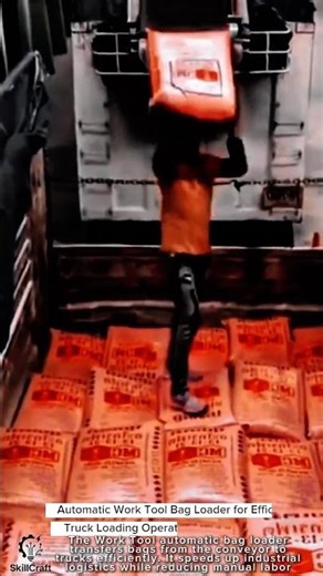 Automatic Work Tool Bag Loader for Efficient Truck Loading Operations