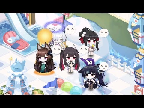 [Azur Lane] Playing with chibis in the dreamland | Azur Lane Dorm