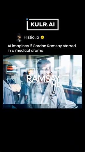 HISTIO on Instagram: "AI didn’t just recast Gordon Ramsay — it **diagnosed** him. In this imagined medical drama, Gordon Ramsay steps into the role of a lead doctor, and the result is exactly as unhinged as you’d expect. Scrubs replace the chef whites, but the energy stays the same. Operating rooms feel like high-pressure kitchens. Every mistake is personal. Every second counts. And someone is absolutely getting yelled at. What makes it work is how naturally his persona translates. Surgeons alre