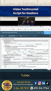 Video Testimonial Script for Realtors