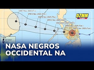 Typhoon Tino now over Negros Occidental; signal no 4 up in 9 Visayas areas | (04 November 2025)