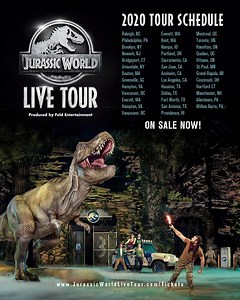 Dinosaurs in action! Don’t miss your chance to see Jurassic World Live Tour. Coming to a city near you: https://feld.ly/jurassic_wlt | Jurassic World Live Tour