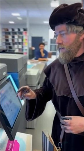 Gutenberg Meets the Copy Machine #TimeTravel #PrintLegend