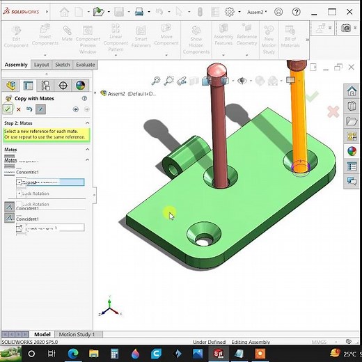SolidWorks Tips | How to Use Assembly Copy with Mates?