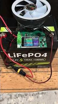GreenOE Mini lifepo4 12v 100AH capacity test
