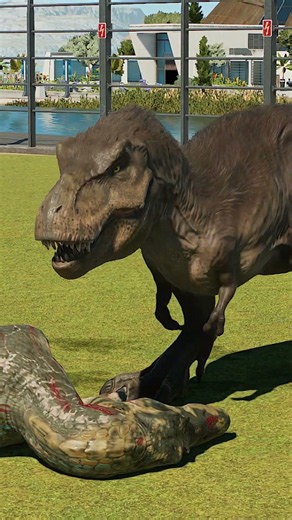 TRex Hunting Spinosaurus & Indoraptor