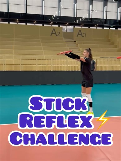 Quick hands win rallies. ⚡️ This Stick Reflex Challenge is a simple but brutal test: drop the stick, touch your shoulders (or hips), and re-grab before it falls. We use it to: 👉 Fire up the nervous system 👉 Train precision & speed 👉 Sneak in fun reaction work Looks easy… until you try it. Would your athletes crush this—or drop it? 👀 #NoZombies #VolleyballTraining #WarmUpGames #ReactionTraining #MotorLearning #VolleyballDrills #AthleteDevelopment #QuickHands #HandEyeCoordination