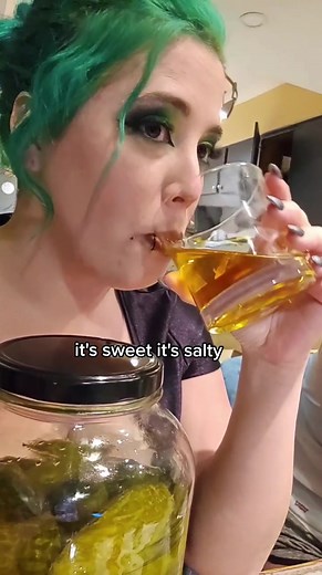 weird drink concoctions 🤣 #weirdcocktails #weirdshot #drinking #breadandbuttershot #pickledrink