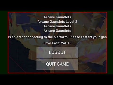 Valorant Error Val 43 Fix | Valorant Error Connecting To Platform Val 43 |Valorant Server Down today