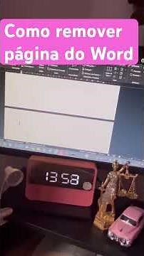 Como remover uma página em branco do Word ??