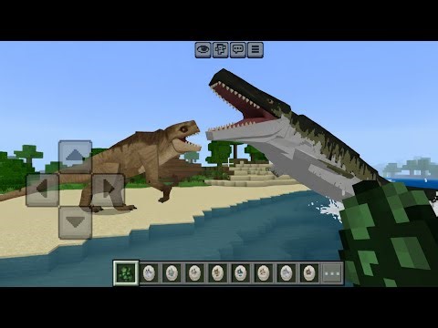 NEW Jurassic World Rebirth ADDON in Minecraft PE