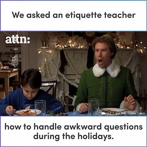 108K views · 214 reactions | How to handle awkward questions from your family according to an etiquette expert. | ATTN: | Facebook