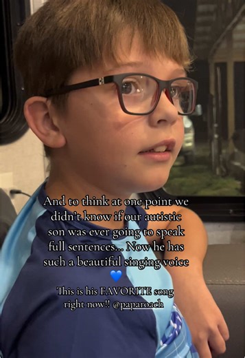 Tag @paparoach! Jaxon is absolutely OBSESSED with this song. Jax was diagnosed with Autism at age 2, and didn’t start speaking until almost 3. Lots of therapy and hard work… and look at him now! He has such a beautiful singing voice. #paparoach #leavealighton #fyp #viral #autism #autismawareness #autismacceptance #autismfamily