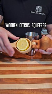 Wooden Citrus Squeezer: Cherry & Maple DIY