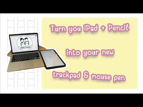 Turn your iPad & Pencil into a Mouse pen - EI Trackpad