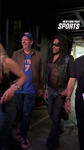 Aura. 🔥 Lenny Kravitz attends Knicks vs Cavaliers Game 1 of the ECF at MSG #shorts