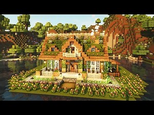 Minecraft: Moss Survival Cottage Tutorial / Mizuno's 16 Craft Resource Pack