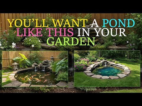 You’ve NEVER Seen DIY Ponds Like This! 🔥 Garden Inspiration Inside
