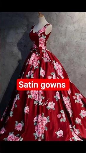 Satin gown outfit ideas #fashion #fashiontrends #dress #gown #trendingstyle #viral #farewelloutfit