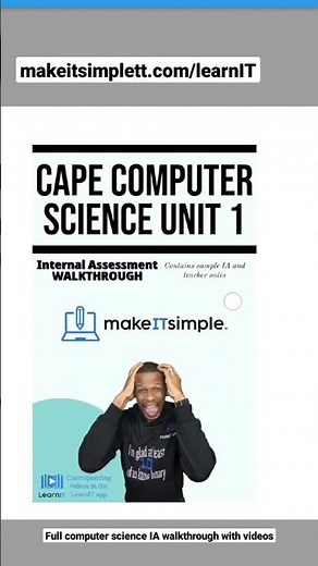 Full CAPE computer science IA walkthrough with pdf #makeitsimplett #teacher #cape