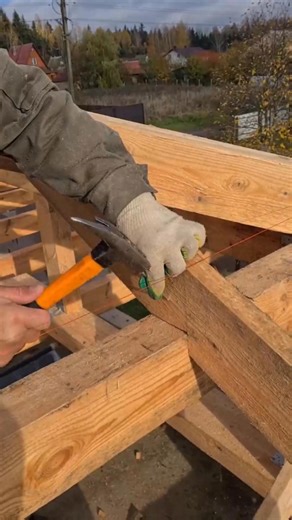 446K views · 4.5K reactions | Perfect wooden roof rafter frame connection installation work skills | Sanford Civil Consultant | Facebook