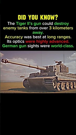 Tiger II: The Tank That Could Kill from 3 Kilometers Away