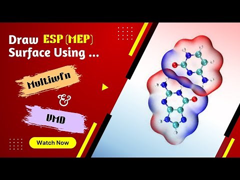 How to Build High-Quality MEP Surface Using Multiwfn & VMD from Gaussian CheckPoint File? #free