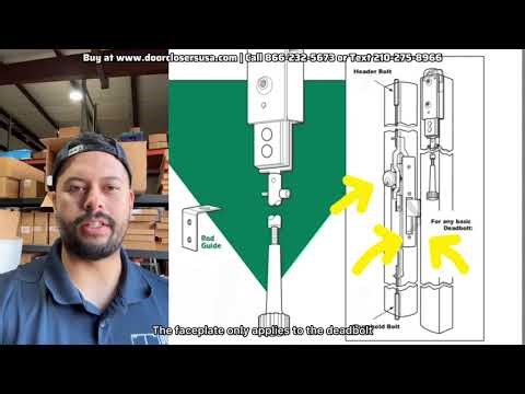 How to Replace a 3-Point Lock on a Commercial Storefront Glass Door
