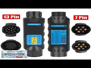 7pin 13Pin Adapter Socket 12V Trailer Tester Wiring Circuit Light Test Car