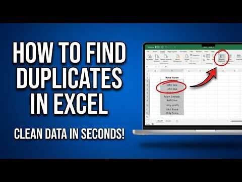 How to Find Duplicates in Excel (Fast & Easy)