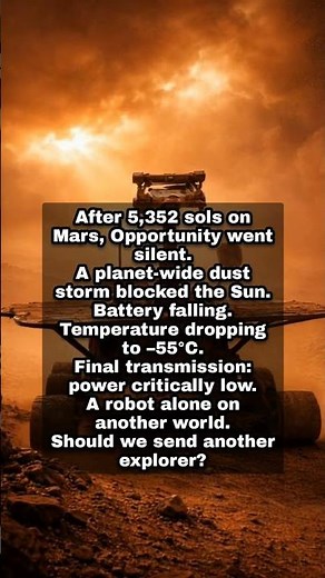 Opportunity Rover’s Final Signal From Mars Broke NASA’s Heart 💔