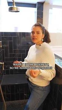 How to make a basement bathroom feel like a spa!