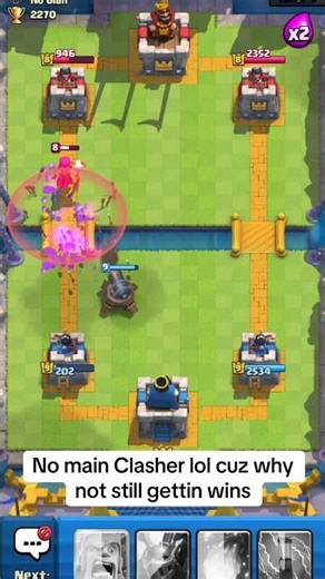 Clash Royale NO TANK WIN 🔥 Outplayed, Outcycled, Total Control #mobilegaming #codmobile #codmwii