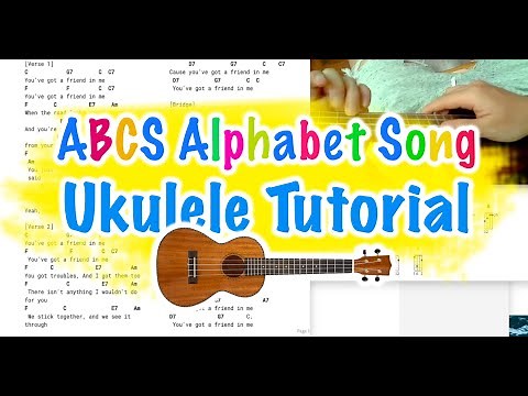 abcs Alphabet Songs ukulele tutorial play along sing along