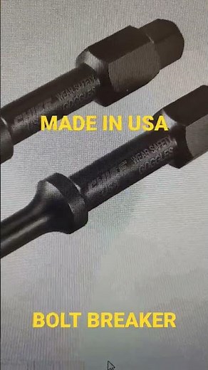 Made in the USA Harbor Freight Bolt Breaker for Air Hammer