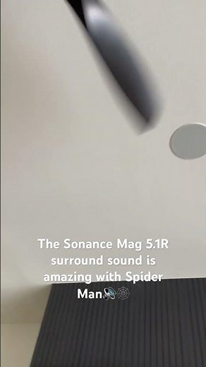 Sonance Mag 5.1R surround sound with #spiderman 🔊🔊🔊 #movie #sounds #entertainment