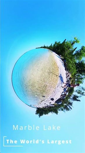 The World’s Largest Marble Lake!