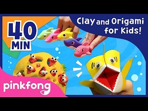 Clay Baby Shark and more | Clay | Origami | DIY Craft | Pinkfong Songs for Children - Videos For Kids
