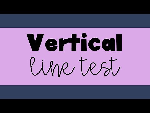 Vertical Line Test