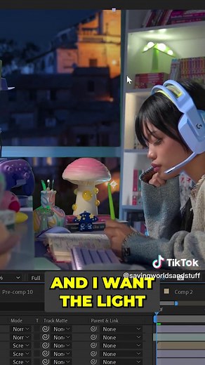 How I remade lofi girl from start to finish #lofigirl #tutorial #fyp #howto #filmtutorial #filmmaking #filmmaker #colorgrading