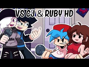 Friday Night Funkin' | VS Cj & Ruby HD ( Starlight Mayhem HD ) Full Week | FNF HD Mod