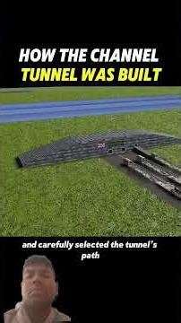 How the channel Tunnel was built🤔 viral amazing trending youtube fact Short
