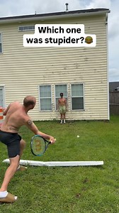 8.9M views · 8.3K reactions | Which one is stupider? #sports #funny #trickshot #comedyskit #dodgeball #stunt | Shayne Boyle | Facebook