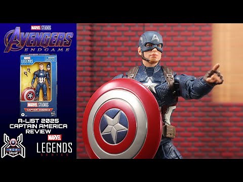 Marvel Legends CAPTAIN AMERICA Steve Rogers Avengers Endgame A-List 2025 MCU Movie Figure Review