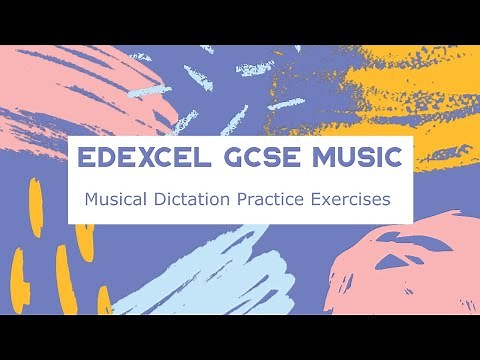 GCSE MUSIC DICTATION PRACTICE EXERCISES - RHYTHM part 1