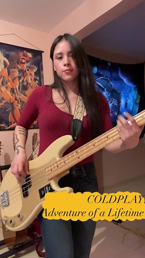 Coldplay Adventure of a Lifetime Bass Cover